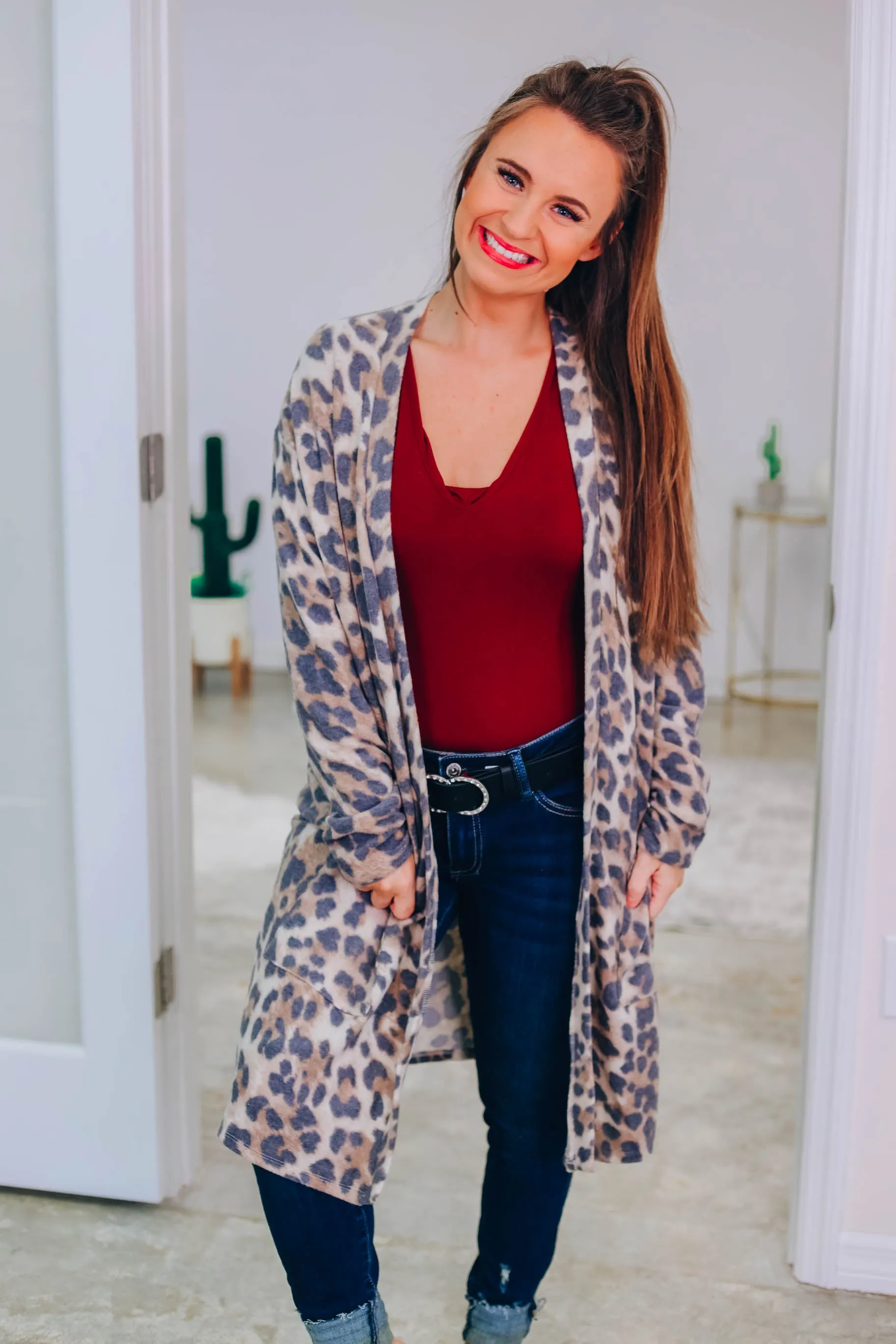 Warm Me Up Leopard Cardigan