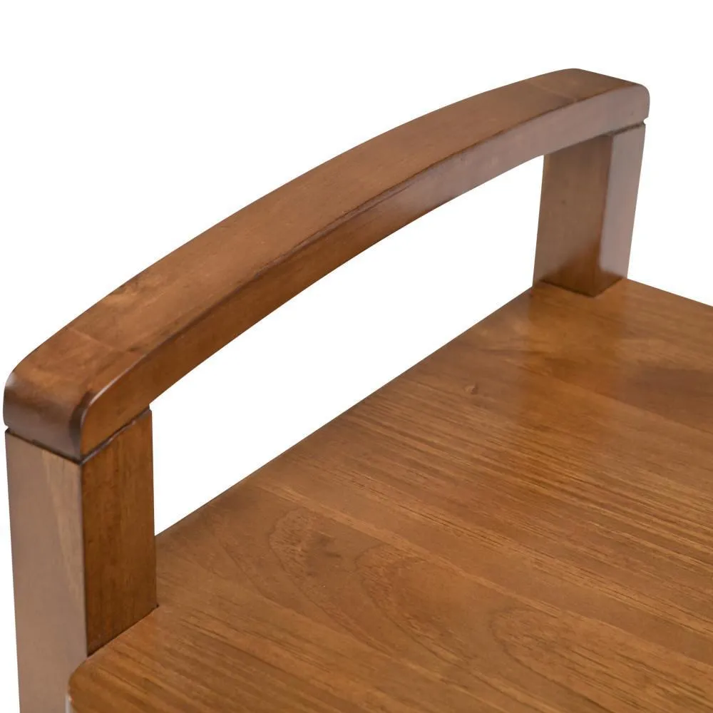 Warm Shaker Entryway Storage Bench