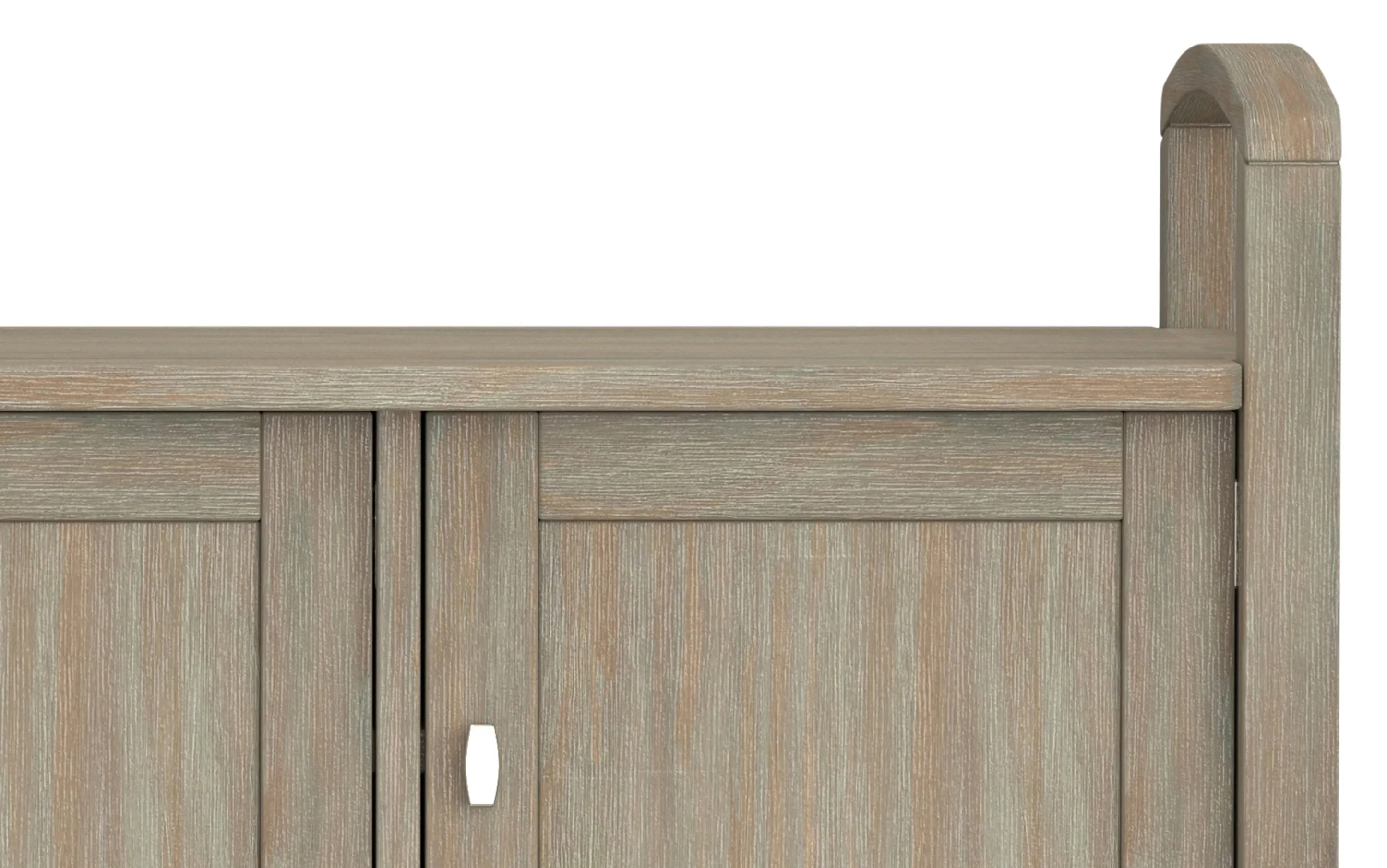 Warm Shaker Entryway Storage Bench