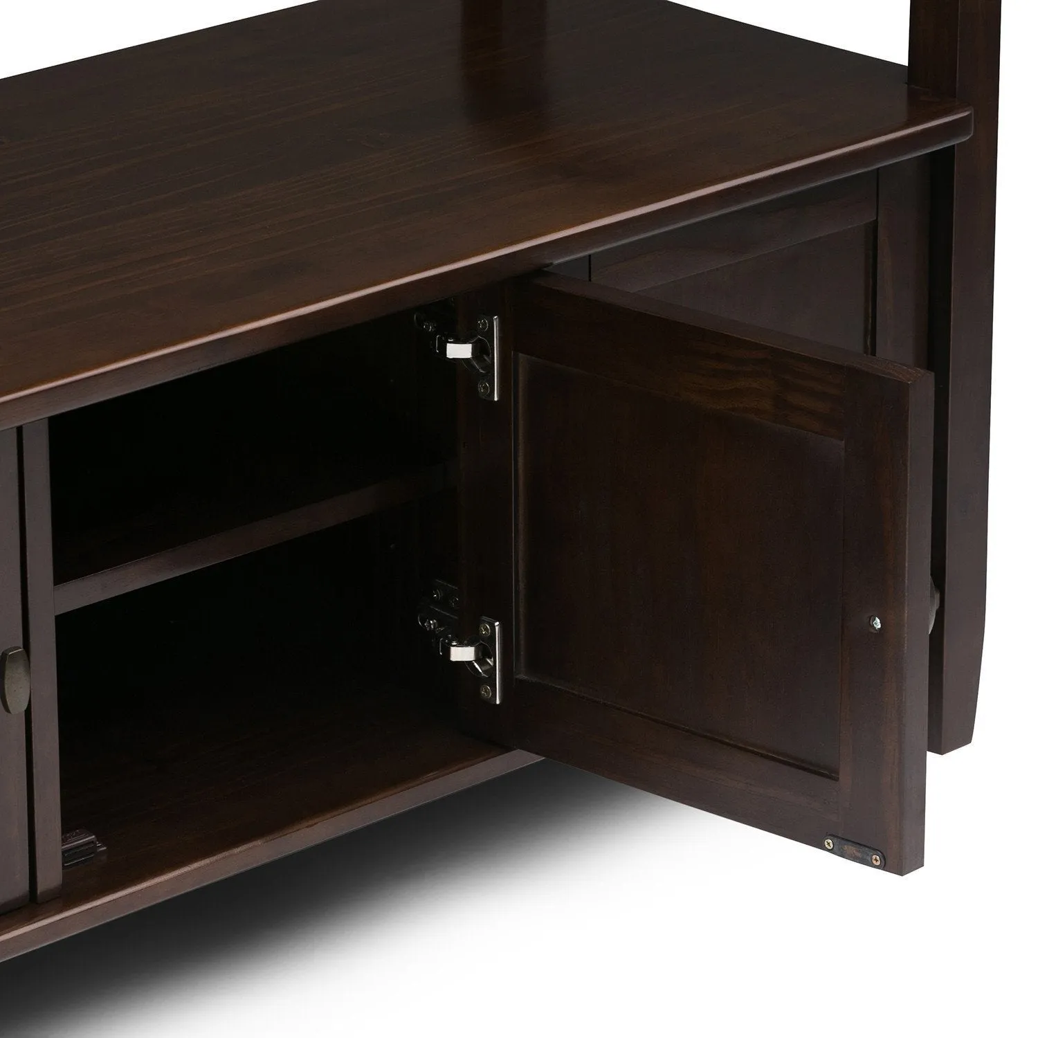 Warm Shaker Entryway Storage Bench