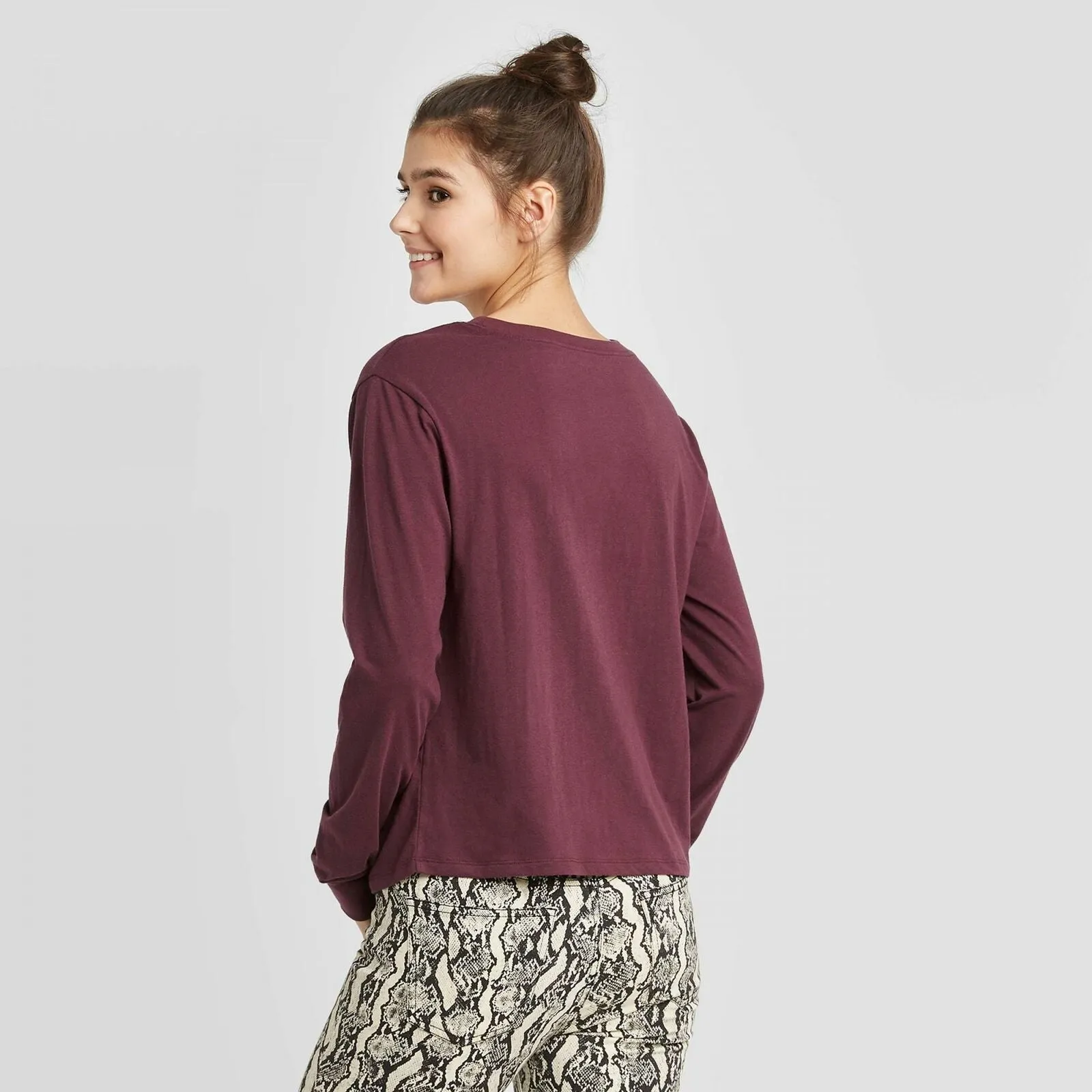 Zoe   Liv Women's May Contain Wine Long Sleeve Graphic T-Shirt